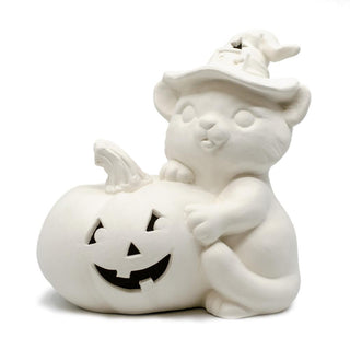 Lantern - Cat with Pumpkin