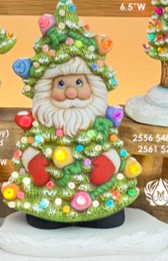 Tree - Santa, Base, 2pc