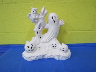 Ghost - Tree, Pumpkins