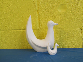 Bird - Swan, Abstract, 2pc