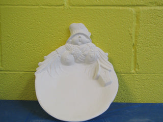 Dish - Snowman, Large
