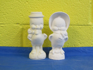 Duck - Chick Couple, Hats, 2pc