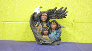Indian Family w/Eagle