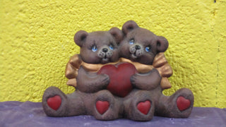 Small Heart Cuddle Bears