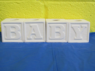 Blocks - "BABY", Bear, 4pc