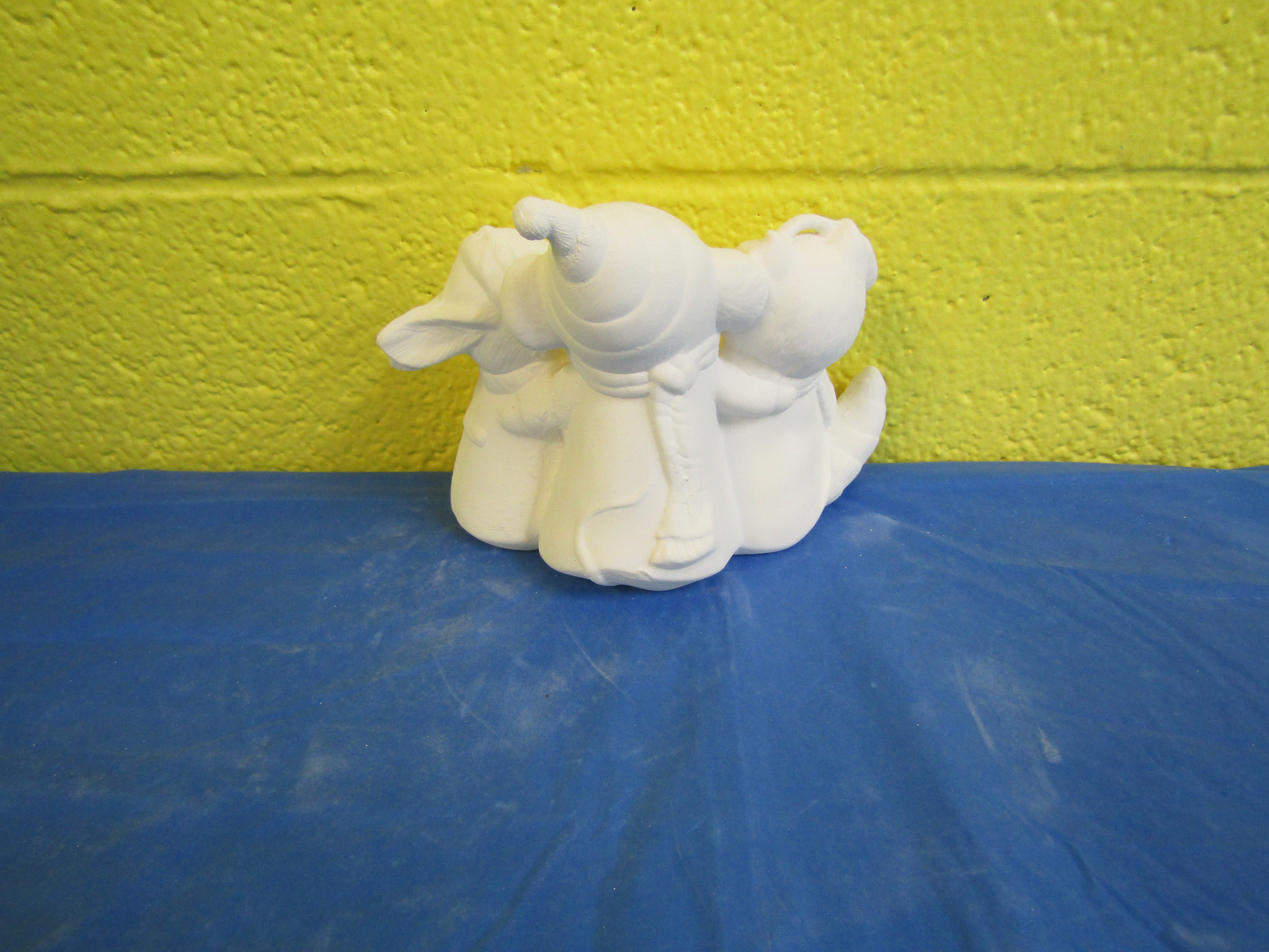 Mouse Rabbit Raccoon Caroler - Rabbit, Raccoon, Mouse – Bisque Busters